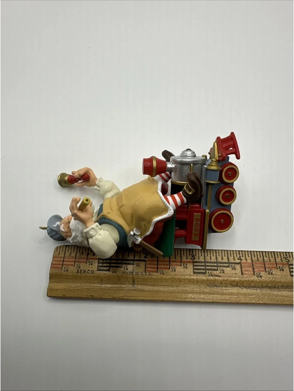 2000 Hallmark Keepsake Ornament Toymaker Santa Claus On A Train Christmas #1